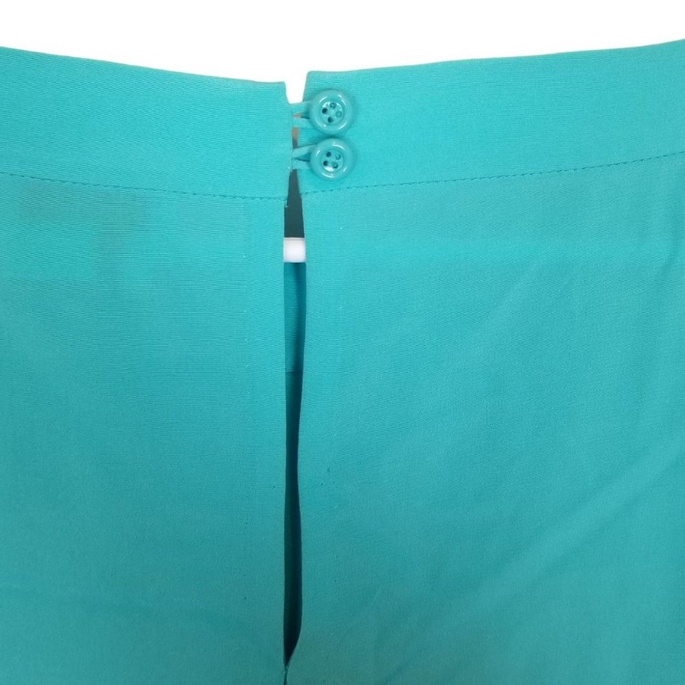 Kate Spade Womens S Green Long Sleeves Keyhole Bac - Picture 9 of 9